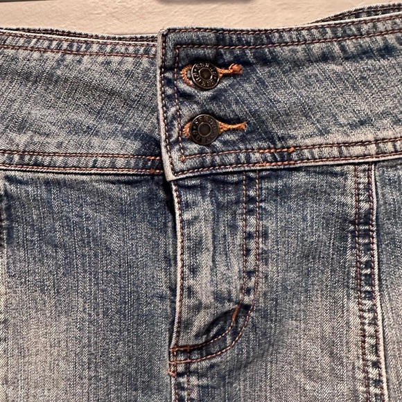 Vtg Y2K Guess Denim Mini Skirt Size 24 - Picture 5 of 8